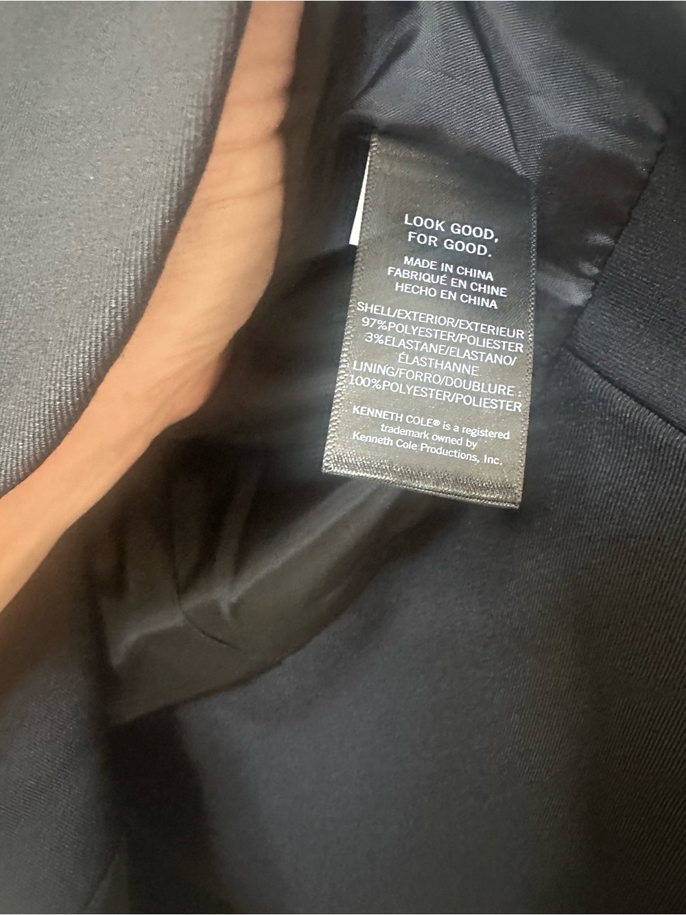 NWT Kenneth Cole Reaction Black Peplum Button Front Vest Top Size Medium - Picture 6 of 7